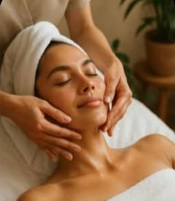 Modelage relaxant du visage